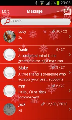 Messaging 6/7 Emoji plugin android App screenshot 4